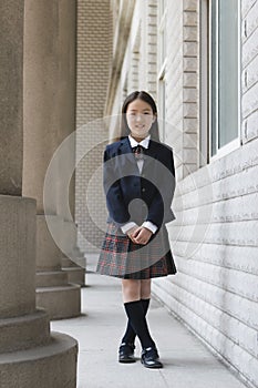 Elementary schoolgirl photo