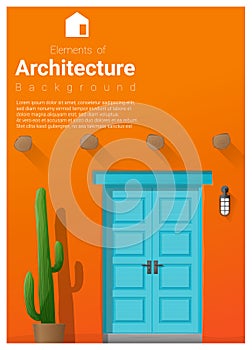 Elements of architecture , front door background