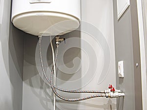 Elements for connecting a home heater to the water supply system