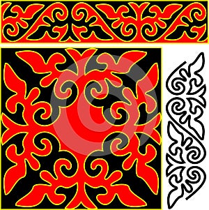Elements of east ornament.