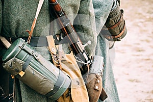 Elements of equipment of a German serviceman