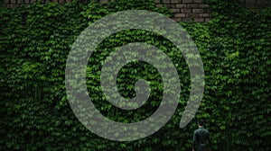 elements green brick background