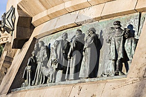 Elements of the monument to Columbus