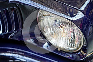 Elements of a musclecar  - Ford Mustang at Drop Down expo in Bucharest