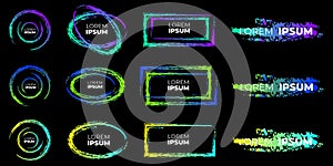 Elements for note-taking, highlighting, and underlining in Hand drawn-style text