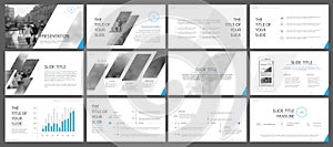 Elements for PowerPoint presentation templates.