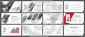 Elements for PowerPoint presentation templates.