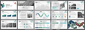 Elements for presentation templates. photo