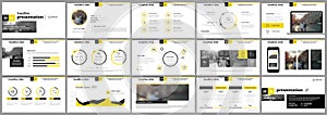 Elements for presentation templates. photo