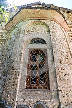 Elements of temple architecture Sokolinsky monastery in Bulgaria