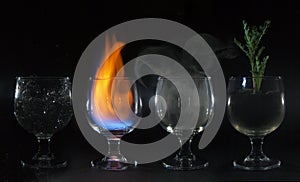 4 elements water fire earth air