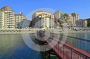 Elenite resort beach view,Bulgaria