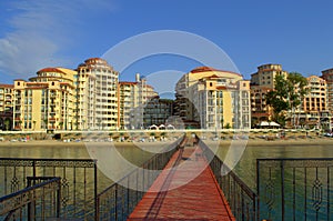 Elenite resort beach view,Bulgaria