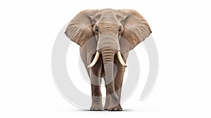 elephant animal wildlife on white background