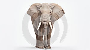 elephant animal wildlife on white background