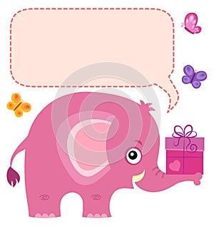 Elephant with copyspace theme 5