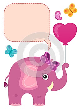 Elephant with copyspace theme 6