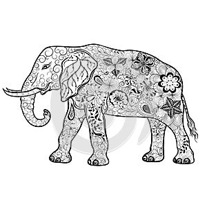 Elephant doodle