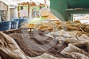 Elephant dung fertilizer ingredients.