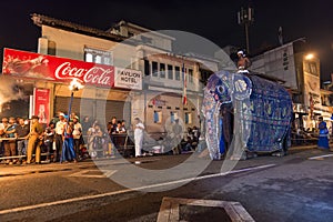 Elephant at the Esala Perahera festival in Kandy