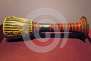 Elephant foot drum Traditional music instrument of china