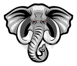 Elephant head mascot