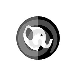 Elephant icon or logo