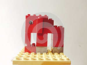 Elephant Lego duplo inspiration for playing with toddler. Cute and amazing