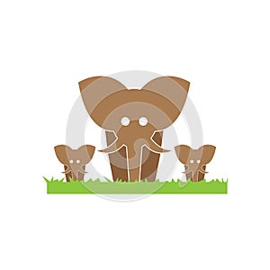 Elephant logo template