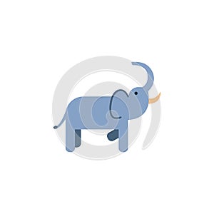 elephant, mammal, zoo icon. Element of color African safari icon. Premium quality graphic design icon. Signs and symbols