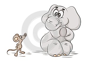 Elephant and mouse