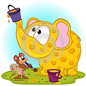 Elephant and Mouse artist