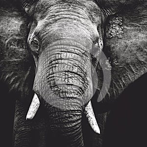 Elephant Portrait photo