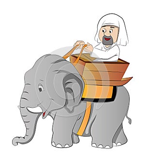 Elephant Ride, illustration