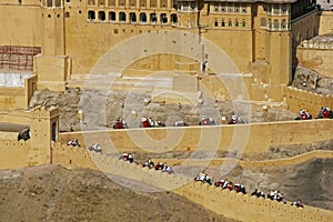 Elephant Ride to Amber Fort