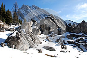 Elephant rock piles