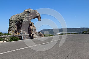 The Elephant rock, Sardinia, Italy