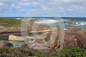 Elephant rocks in William Bay National Park near Denmark, Western Australia