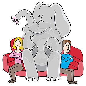 Elephant in Room Relationship Problems