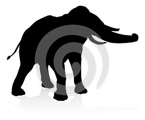 Elephant Safari Animal Silhouette