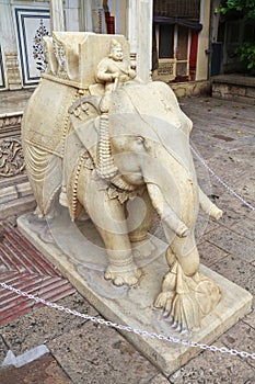 Elephant Sculpture Of City Palace