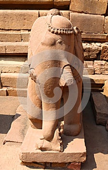 Elephant sculpture Khajuraho Group of Monuments