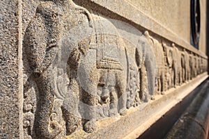 Elephant sculpture at Vivekananda Rock Memorial, Kanyakumari