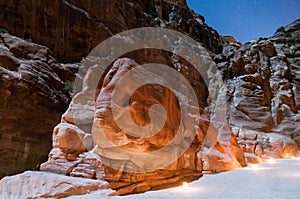 Elephant Shaped Rock - Petra, Jordan