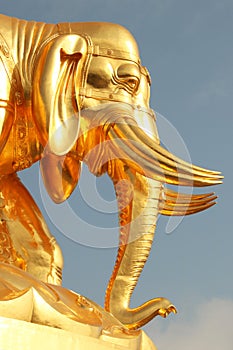 Elephant statue at Emeishan, China
