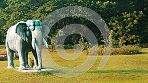 Elephant statue in greenfield