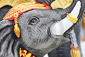 Elephant statue, Thailand.