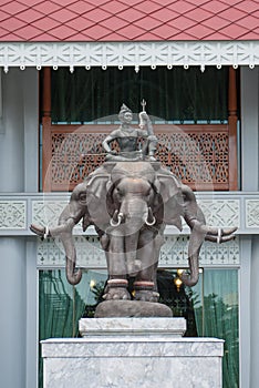 Elephant Stone Statue