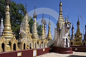 Elephant Stupa - Kakku - Myanmar