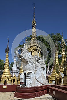 Elephant Stupa - Kakku Temple - Myanmar (Burma)